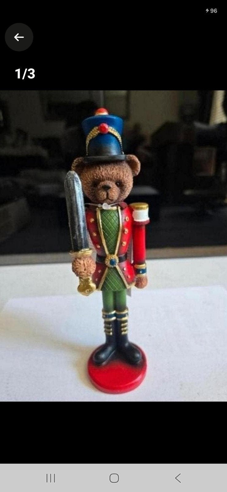 Prachtig nieuw decoratief beeldje van een beer, Ophalen of Verzenden, Nieuw