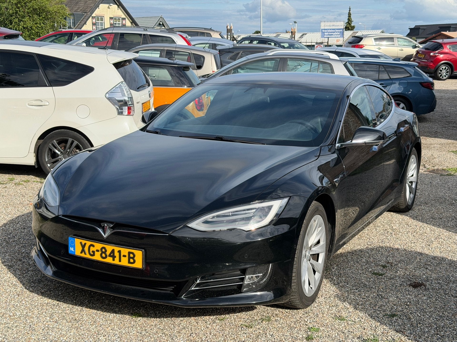 Tesla Model S 75D Base Dealer Onderhouden FabrieksGarantie t, Gebruikt, Zwart, Model S, Zwart