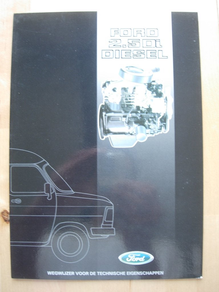 Ford Transit Diesel Injectie Brochure 1984, Ford, Ophalen of Verzenden, Zo goed als nieuw, Ford