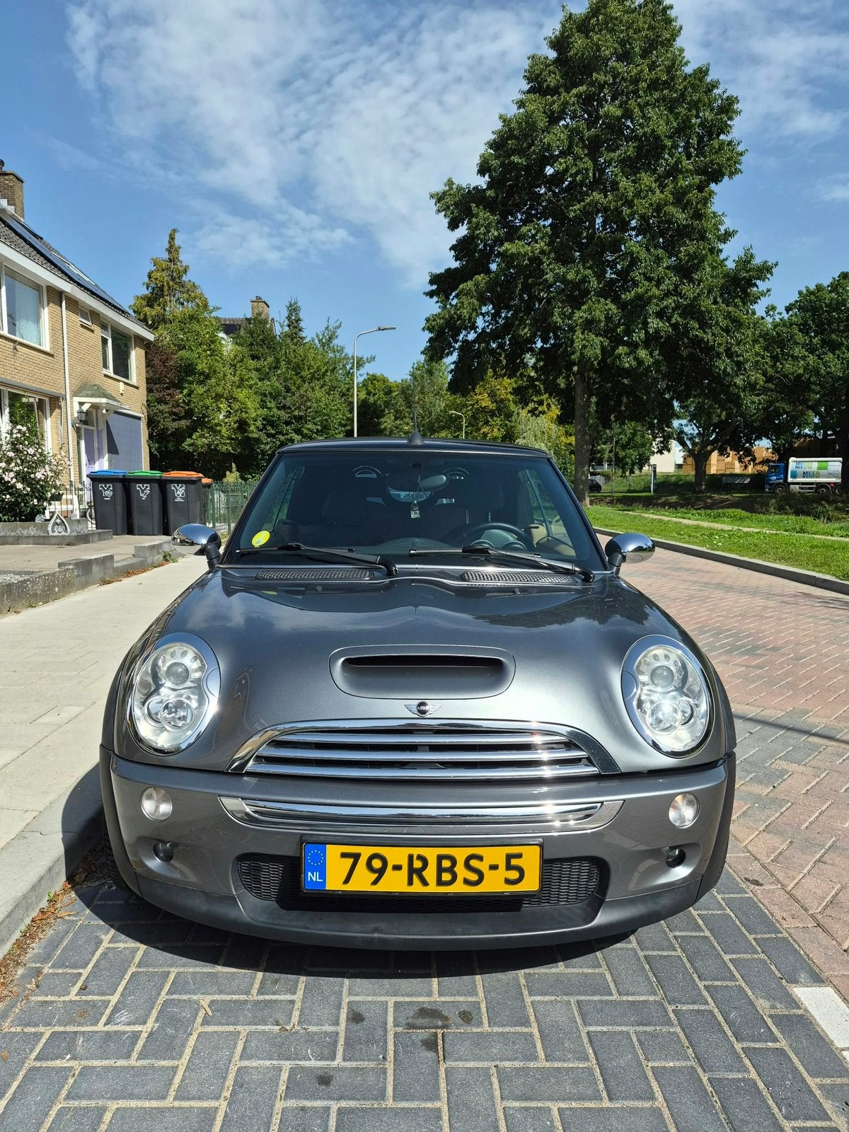 Mini 1.6 16V Cooper S Cabrio 2007 Grijs, Auto's, Voorwielaandrijving, 4 cilinders, Cabriolet, 4 stoelen