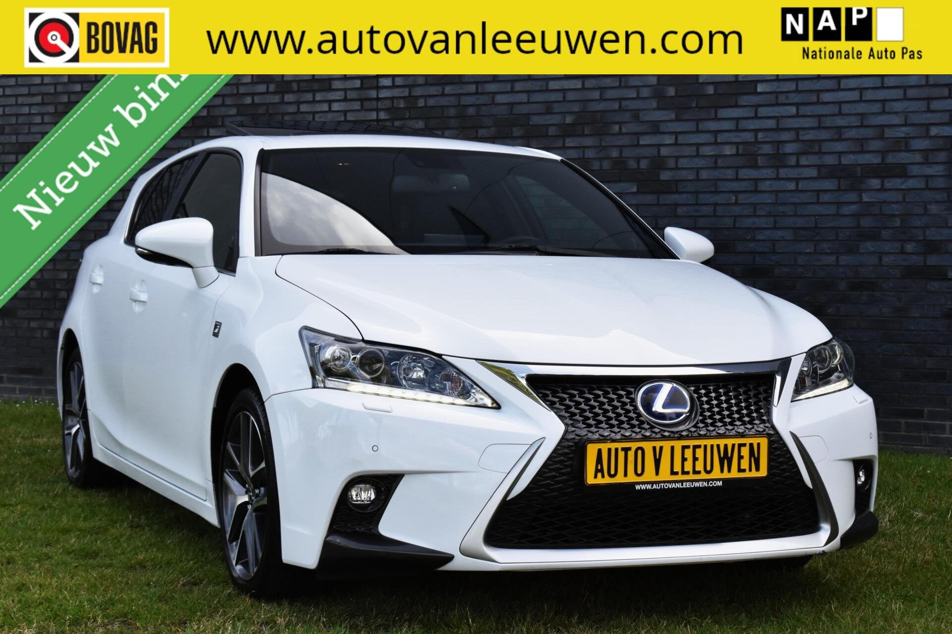 Lexus CT 200h F Sport MARK LEVINSON/OPEN DAK/LED/XENON/ETC.!, Auto's, Lexus, 136 pk, Gebruikt, Euro 6, 4 cilinders