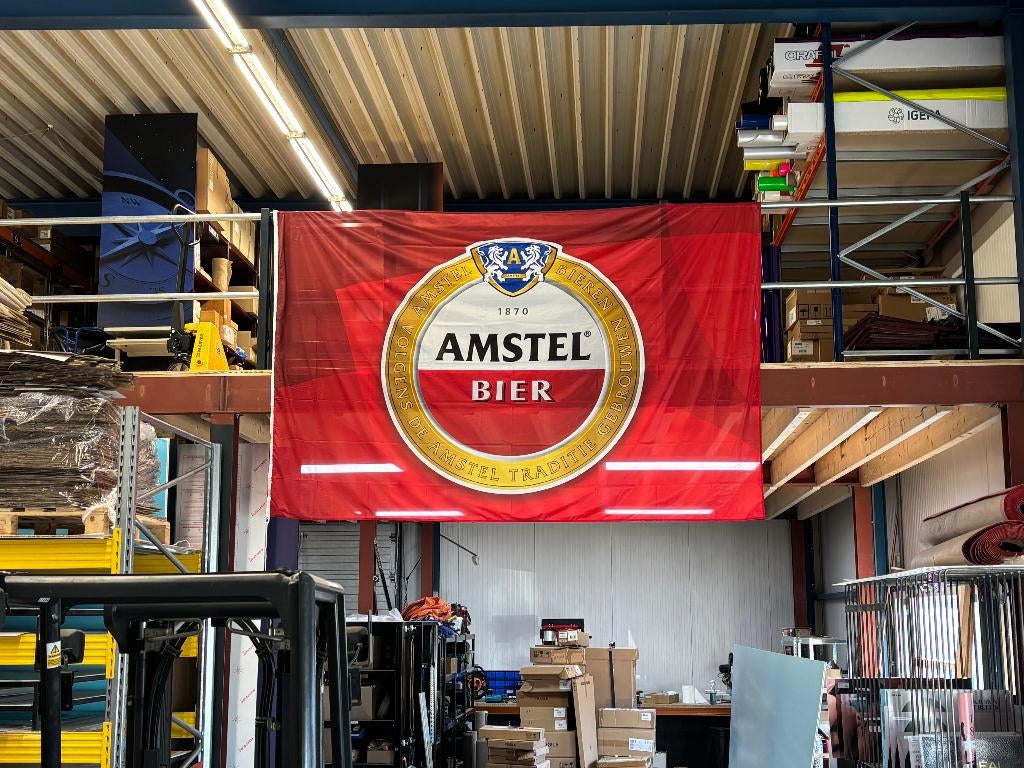 Vlag Amstel Bier, Ophalen of Verzenden, Nieuw
