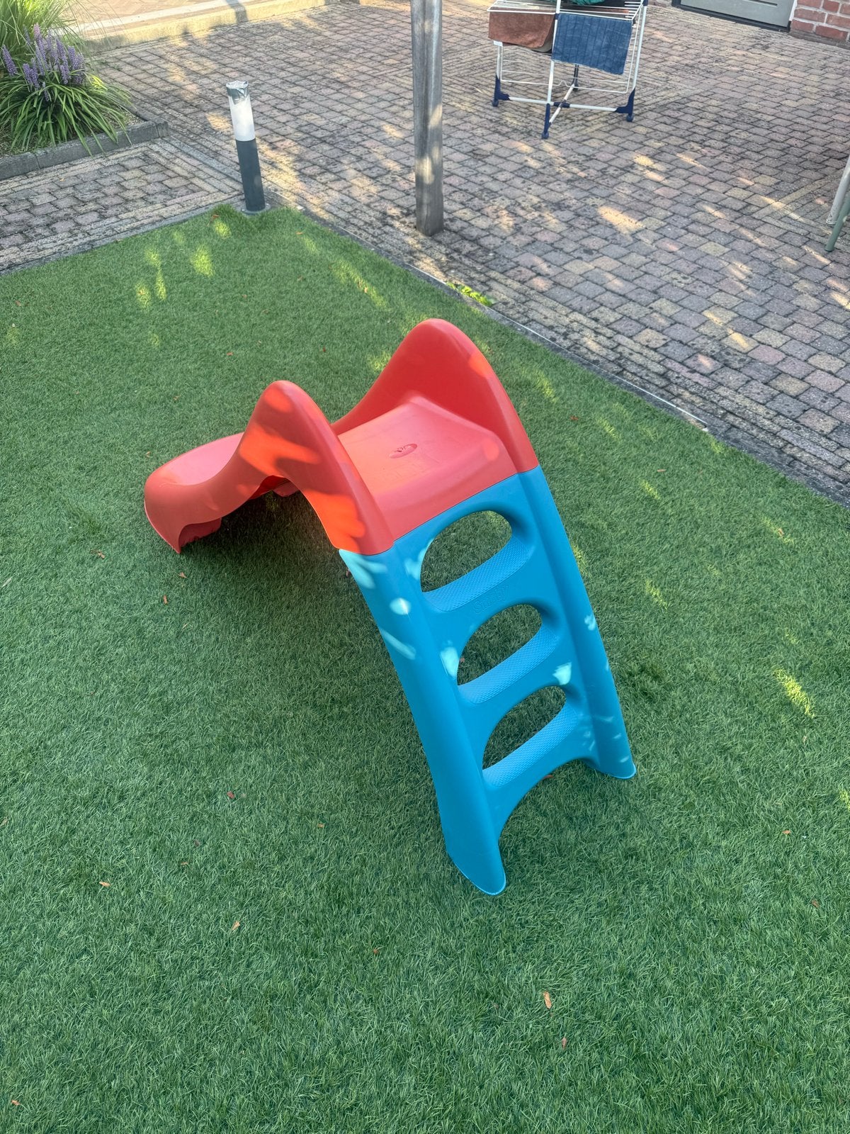 Stevige Glijbaan voor Kinderen - Rood/Blauw, Kinderen en Baby's, Speelgoed | Buiten | Speeltoestellen, Ophalen, Zo goed als nieuw
