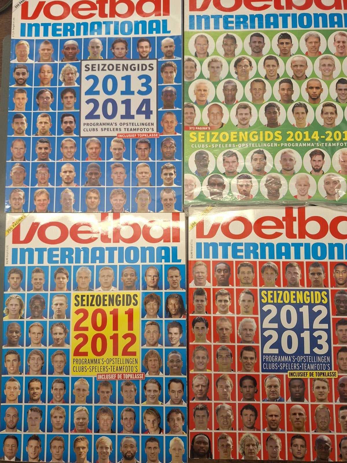 Voetbal International Seizoengidsen - Diverse Jaren, Ophalen of Verzenden, Zo goed als nieuw, Sport en Vrije tijd