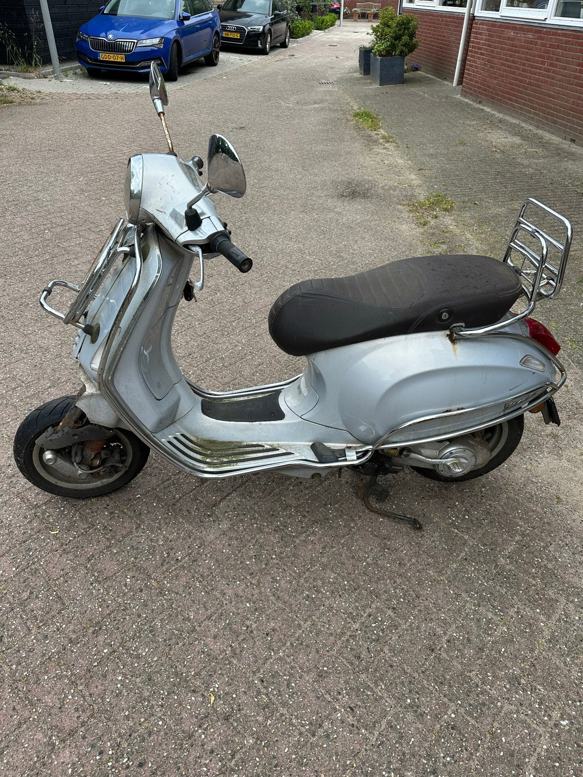 Vespa Primavera - Grijs - 2016 - Gebruikte staat, Ophalen, Gebruikt, Overige modellen, Benzine