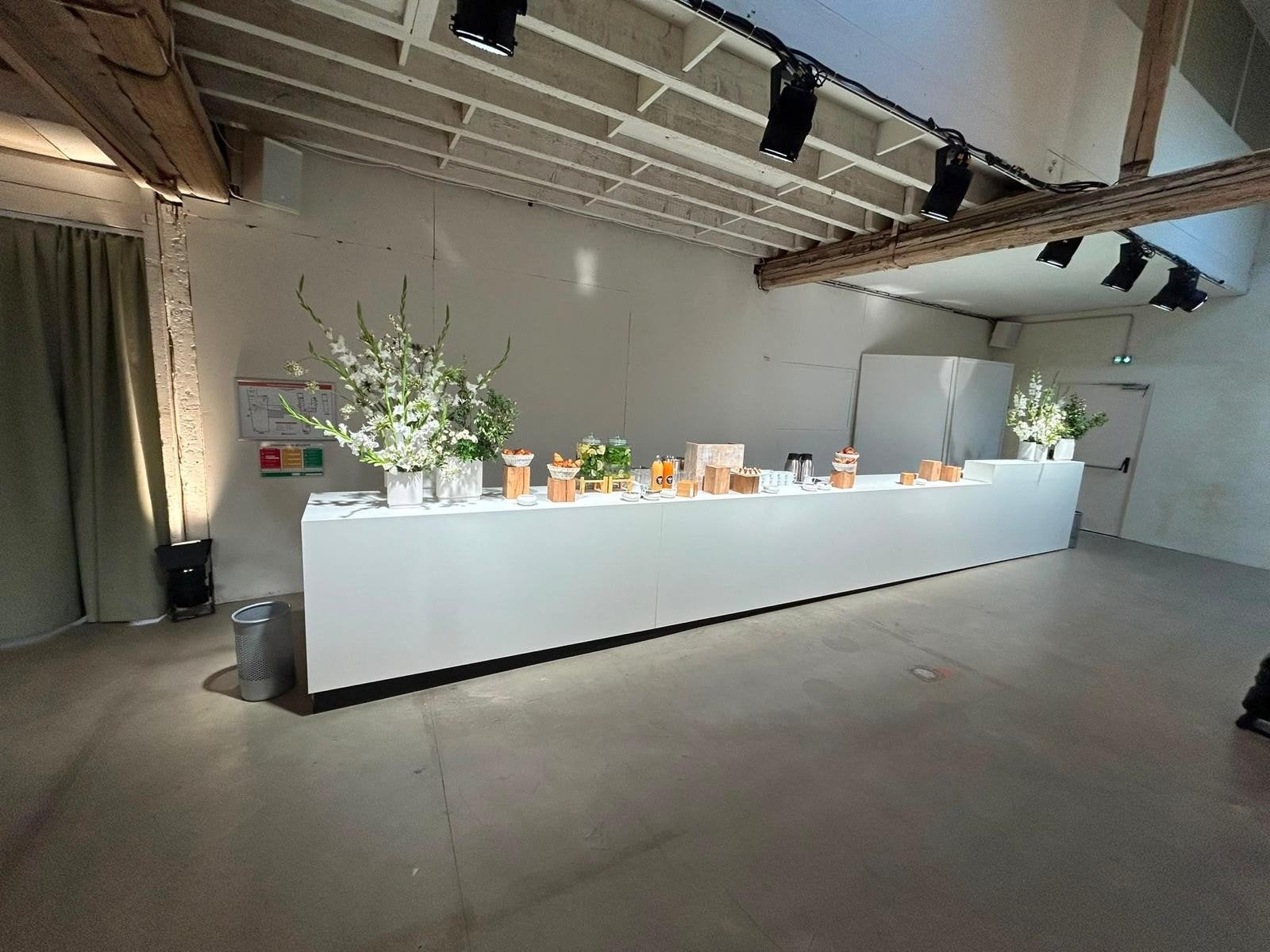 4 Witte modulaire kasten met schap - ideaal voor catering, Ophalen, Gebruikt