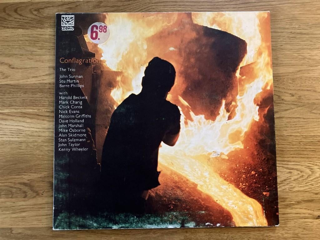 The Trio / Conflagration, 1980 tot heden, Overige formaten, Ophalen of Verzenden, Zo goed als nieuw