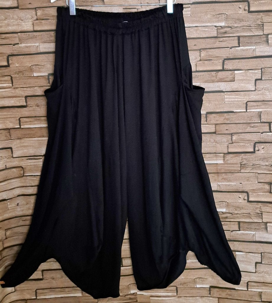 Moonshine- prachtige wijde broek,  XXL, Kleding | Dames, Verzenden, Zwart, Zo goed als nieuw, X