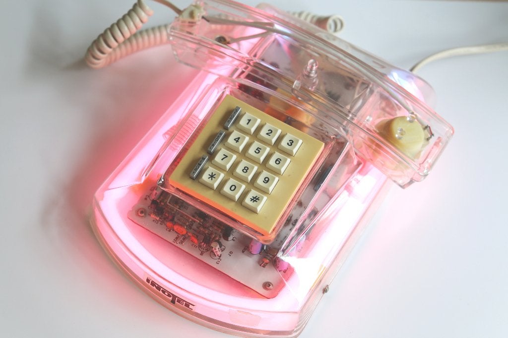 neon telefoon, Ophalen of Verzenden, Gebruikt