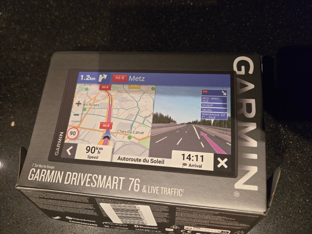 Garmin DriveSmart 76 MT-S 7 inch Europa Live Traffic, Auto diversen, Ophalen of Verzenden, Zo goed als nieuw