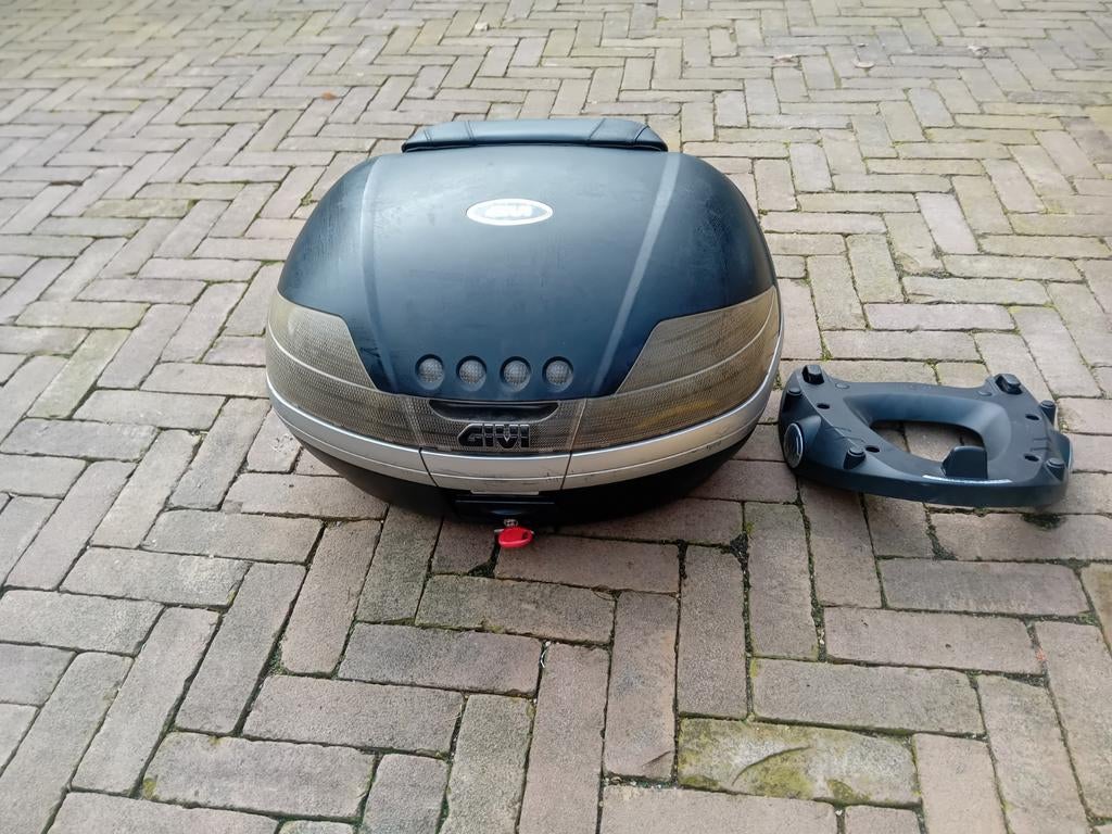 GIVI Topkoffer met adapterplaat voor TransAlp, Motoren, Ophalen of Verzenden