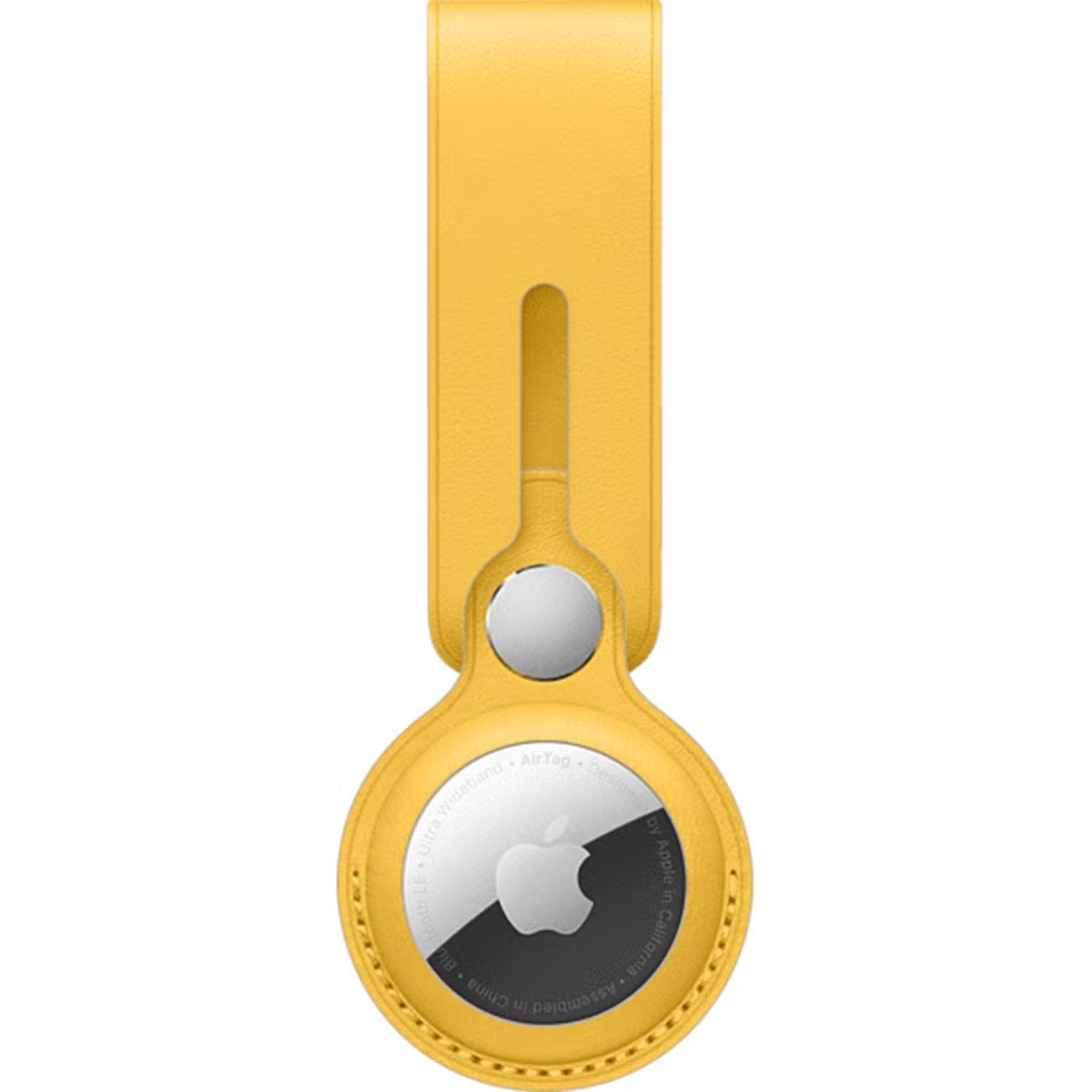 Apple Leather Loop voor de Apple AirTag - Meyer Lemon, Ophalen
