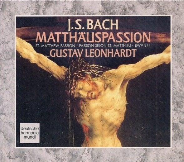 Bach - Matthäus Passion - Leonhardt / 3 CD / DHM, Verzenden, Barok, Zo goed als nieuw, Oratorium