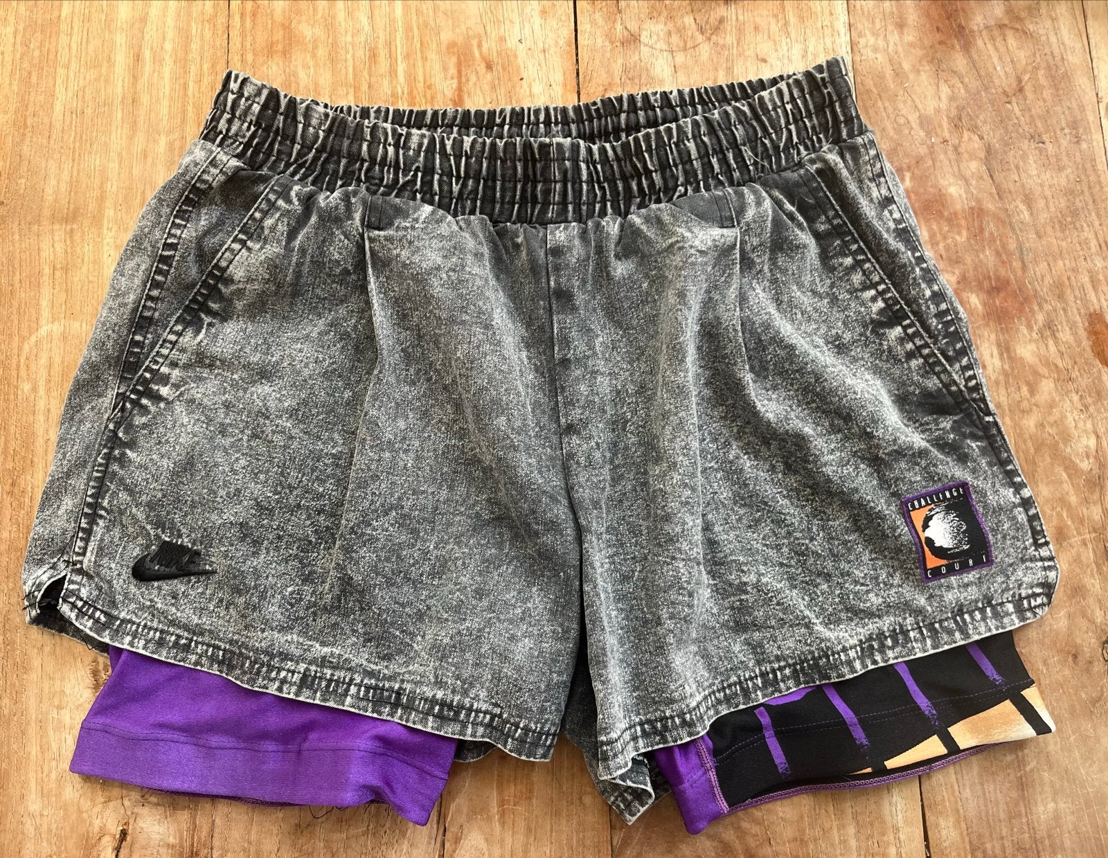 Vintage Agassi Nike Court Challenge tennisbroek, Overige typen, Ophalen of Verzenden, Zo goed als nieuw, Meerkleurig