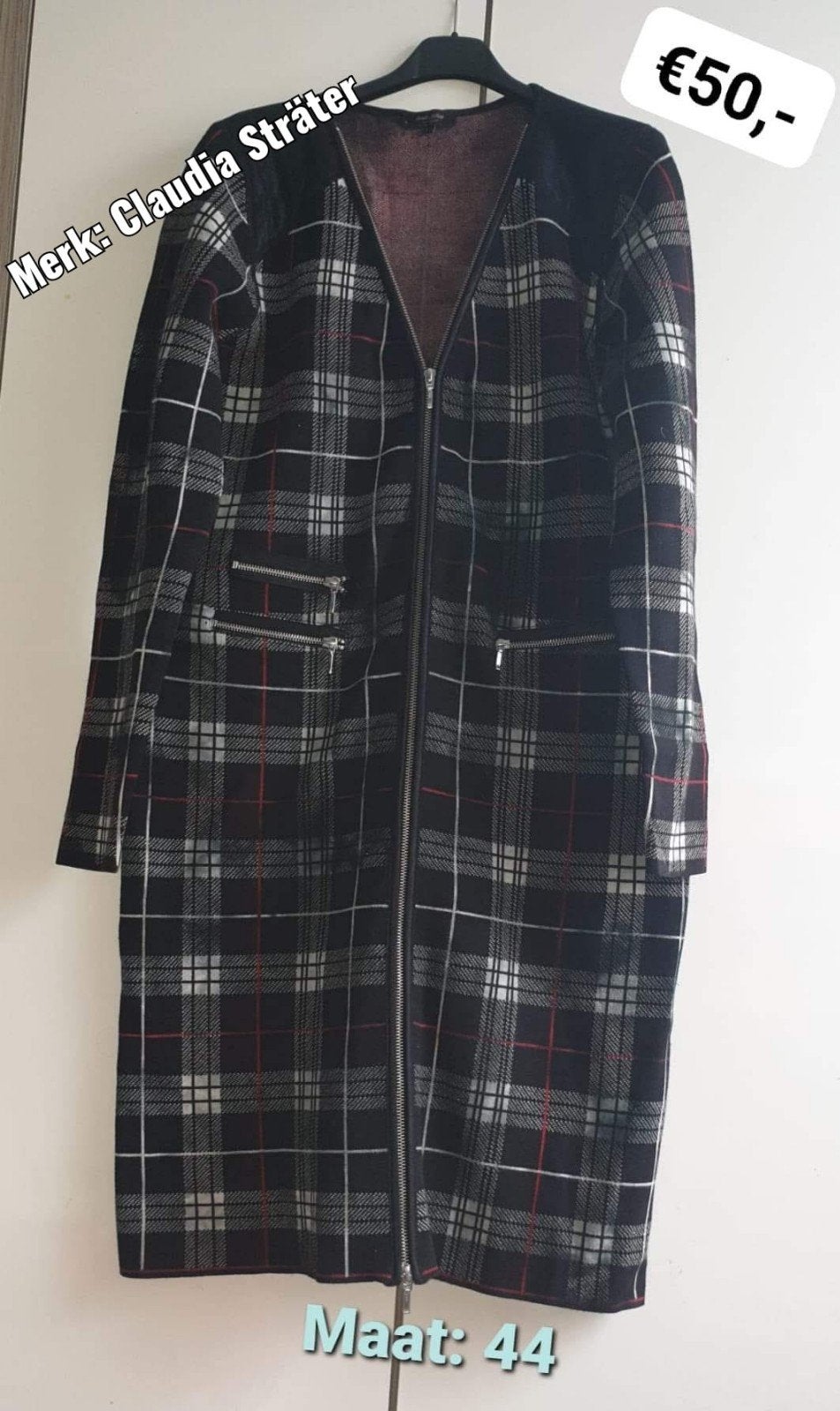 Zo goed als nieuwe Claudia Sträter dames jas maat XXL., Claudia Sträter, Ophalen of Verzenden, Zo goed als nieuw, Maat 46/48 (XL) of groter