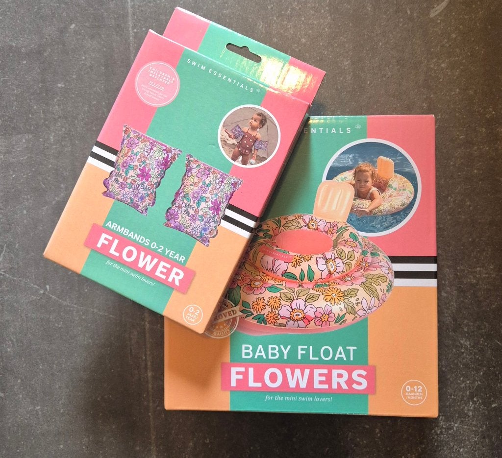 Baby float 0-12 maanden met zwembandjes 0-2 jaar Bloemen, Verzenden, Nieuw