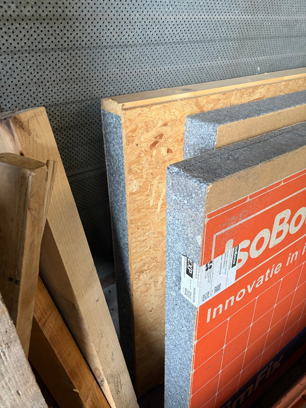 Nieuwe Isobouw SlimFix Spoor dakplaat - overgebleven, Doe-het-zelf en Verbouw, 12 cm of meer, Nieuw, Hardschuim (Pir), Minder dan 5 m²
