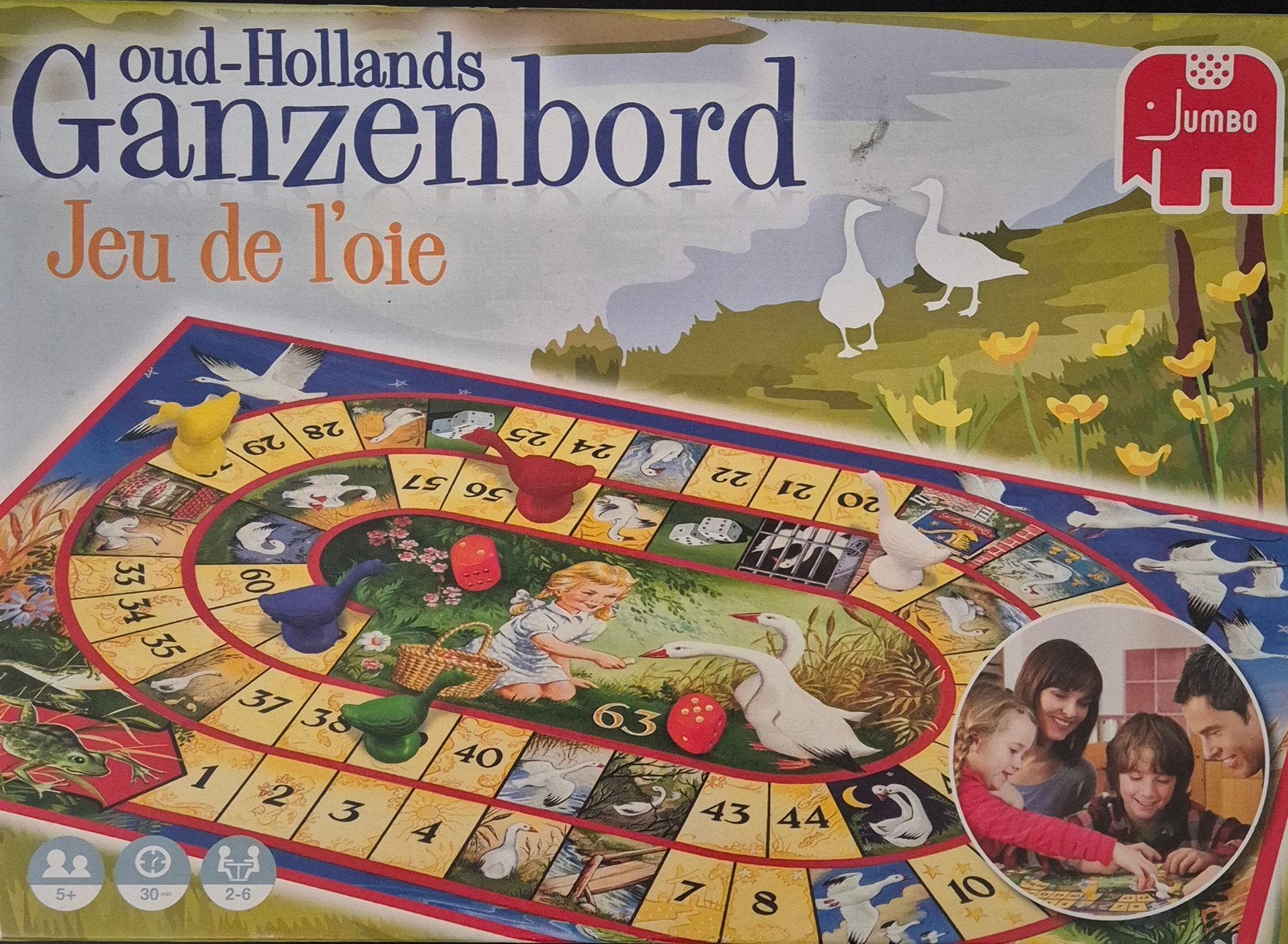 Oud-Hollands Ganzenbord - Zo goed als nieuw!, Ophalen of Verzenden, Zo goed als nieuw