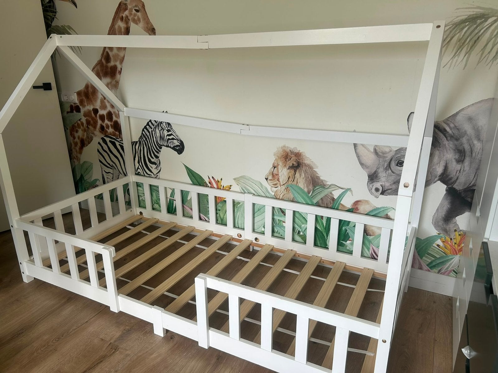 Kinderbed Bedhuisje 90  200, Ophalen, Zo goed als nieuw, 180 cm of meer, 85 tot 100 cm