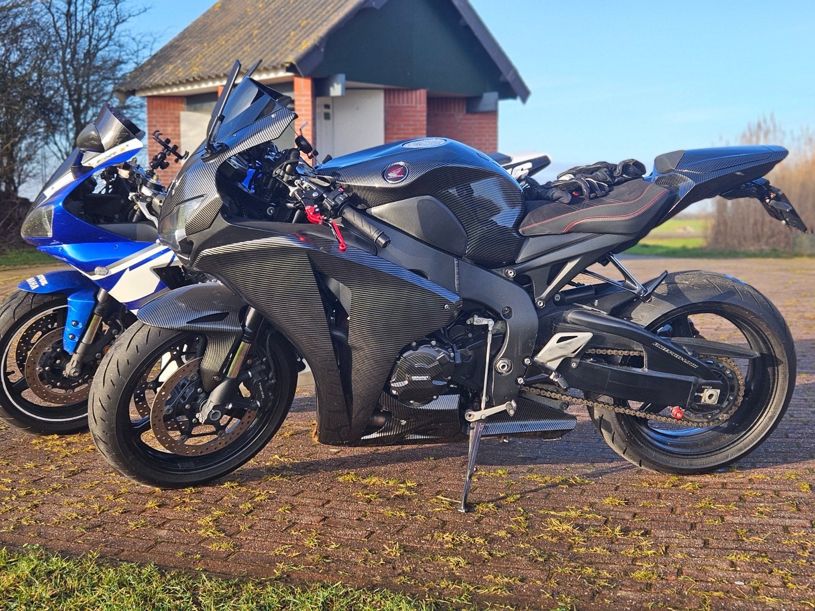 Honda CBR 1000 RR Fireblade  Custom Carbon Wrap Aanbieding!, Motoren, Motoren | Honda, Sportuitlaat, 4 cilinders, Gebruikt, Super Sport