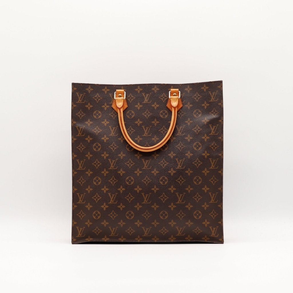 Louis Vuitton Sac Plat handtas, Verzenden, Gebruikt, Bruin, Handtas