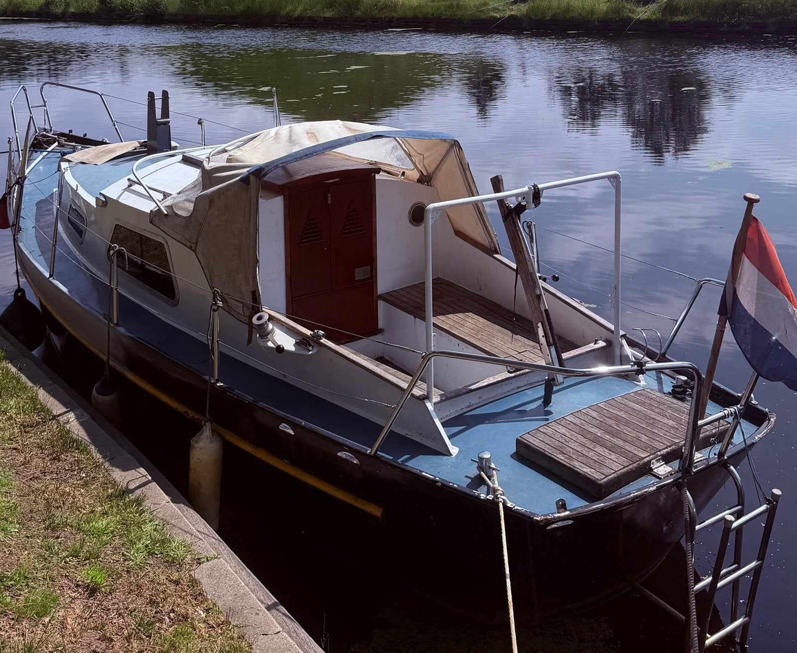Stalen Kajuit/Zeilboot - 8.50m - MOET WEG, Ophalen of Verzenden, Gebruikt, Motor en Techniek, Zeilboot of Motorboot