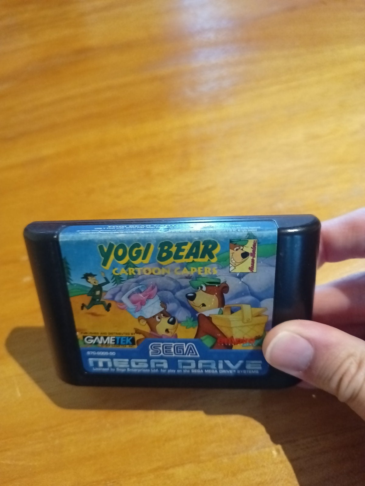 Yogi Bear Cartoon Capers SEGA Mega Drive, Gebruikt, 1 speler, Ophalen of Verzenden, Vanaf 3 jaar