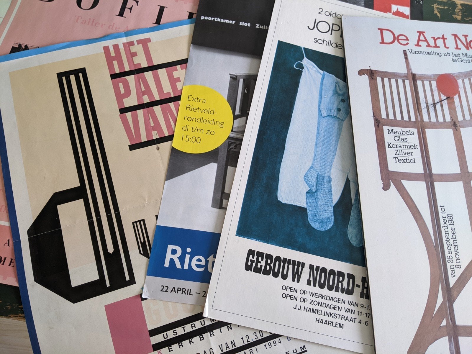 Oude affiches museum tentoonstellingen, Ophalen of Verzenden