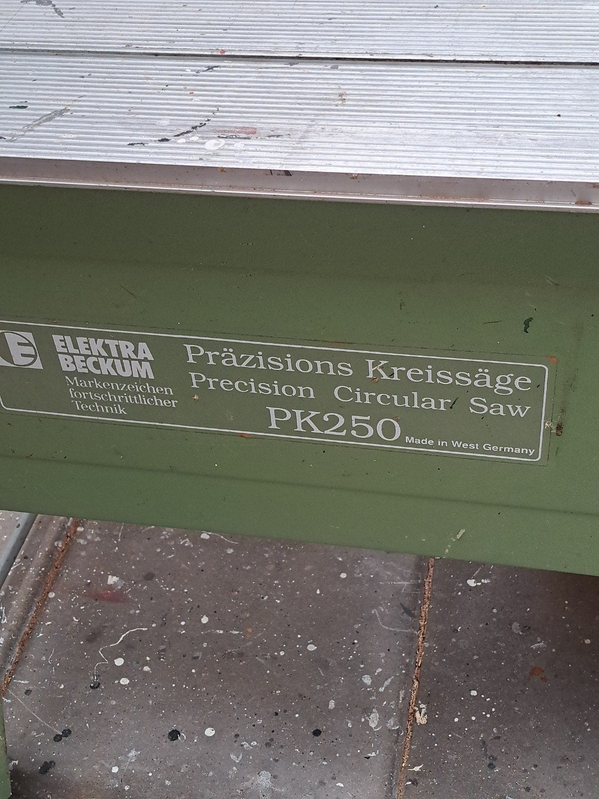 Elektra Beckum PK250 Precisie Cirkelzaag, Ophalen, Gebruikt, Cirkelzaag, Elektra Beckum