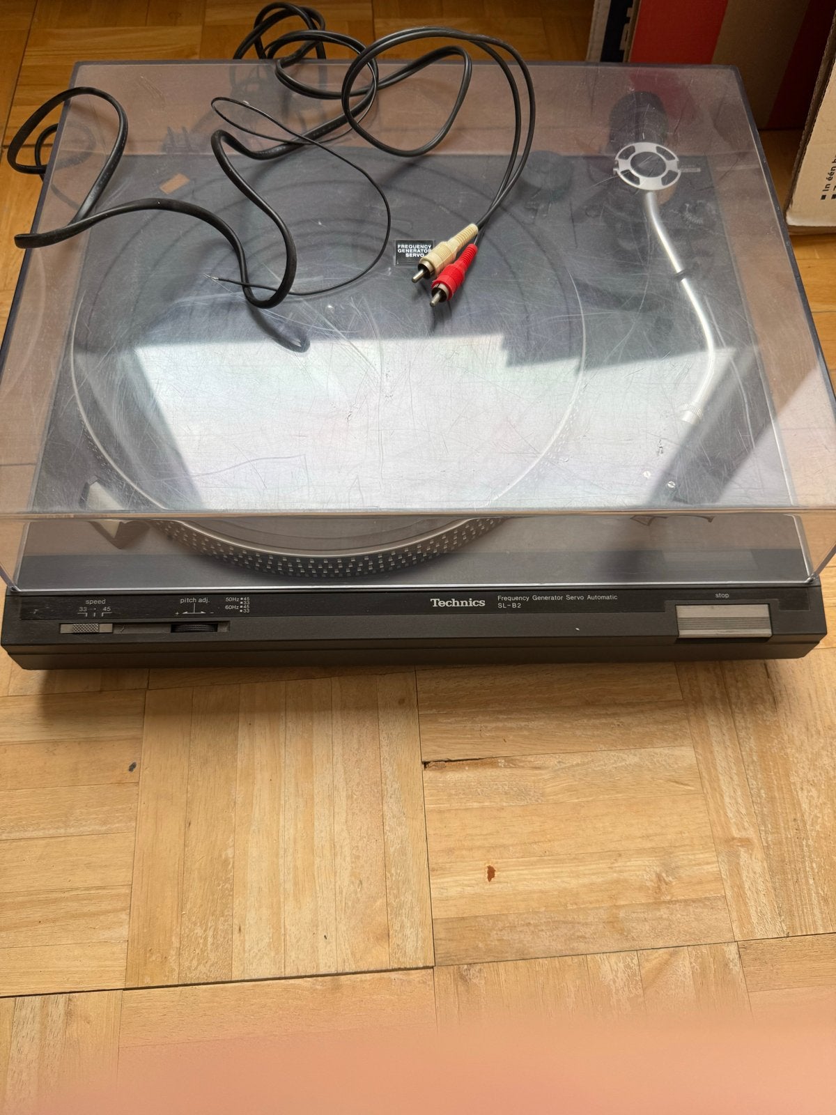 Technics SL-B2 Platenspeler met SU-Z25 Versterker, Gebruikt, Automatisch, Ophalen of Verzenden, Platenspeler
