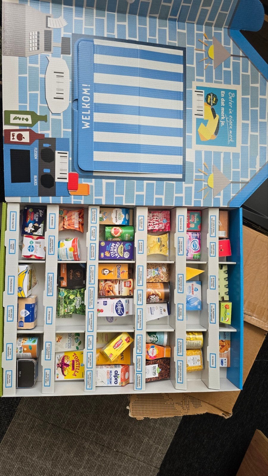 ah boodschappen spaaractie, Albert Heijn, Ophalen