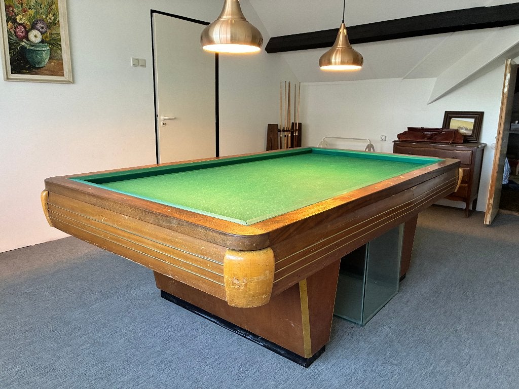 Biljart tafel, Een of twee spelers, Ophalen, Gebruikt, Math. Bour Köln
