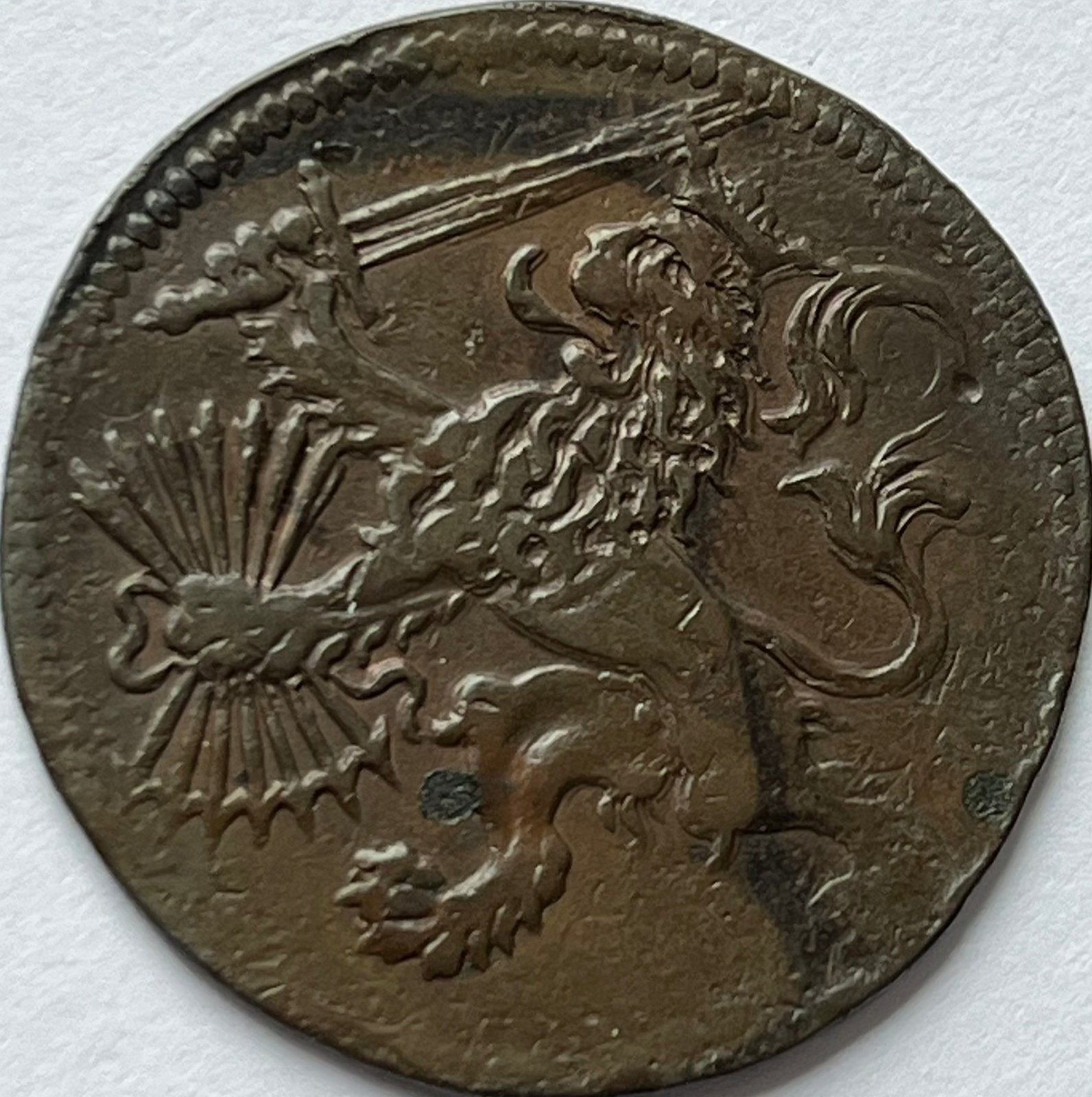 Dordrecht rekenpenning 1591, Postzegels en Munten, Penningen en Medailles, Ophalen of Verzenden, Overige materialen, Nederland