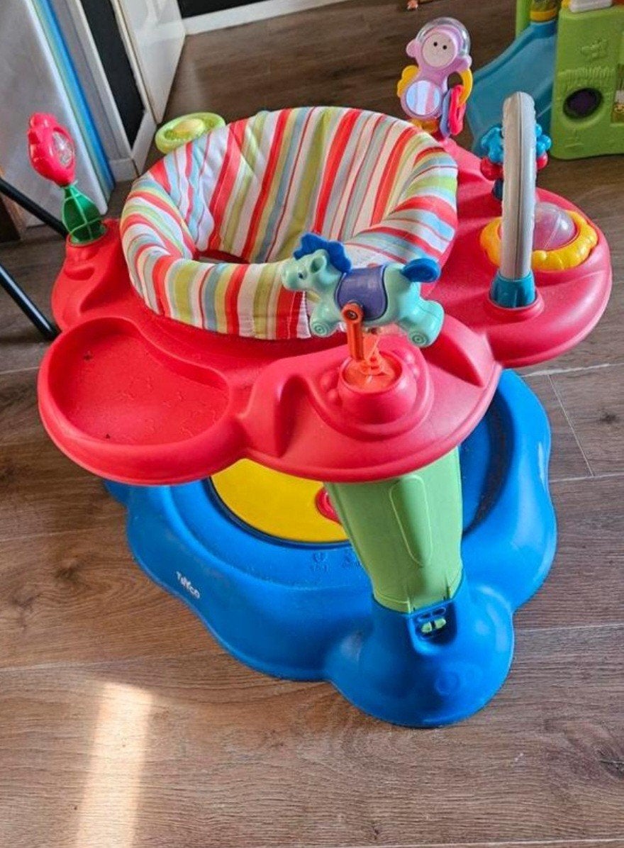 Tryco Boogie Red Activity Center, Kinderen en Baby's, Speelgoed | Babyspeelgoed, Gebruikt, Overige typen, Met licht, Met geluid