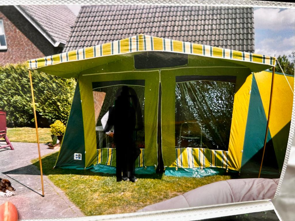 Vintage tent 4 personen (2 slaapcabines), toebehoren, Tickets en Kaartjes, Twee personen