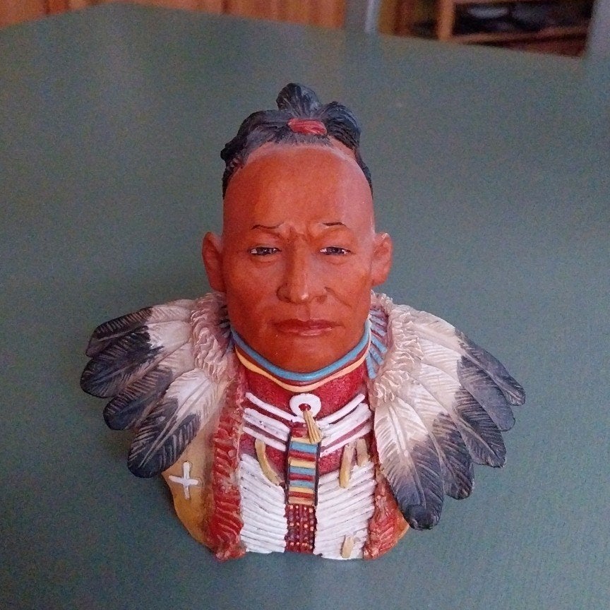 Beeldje van een native American, Verzamelen, Ophalen of Verzenden