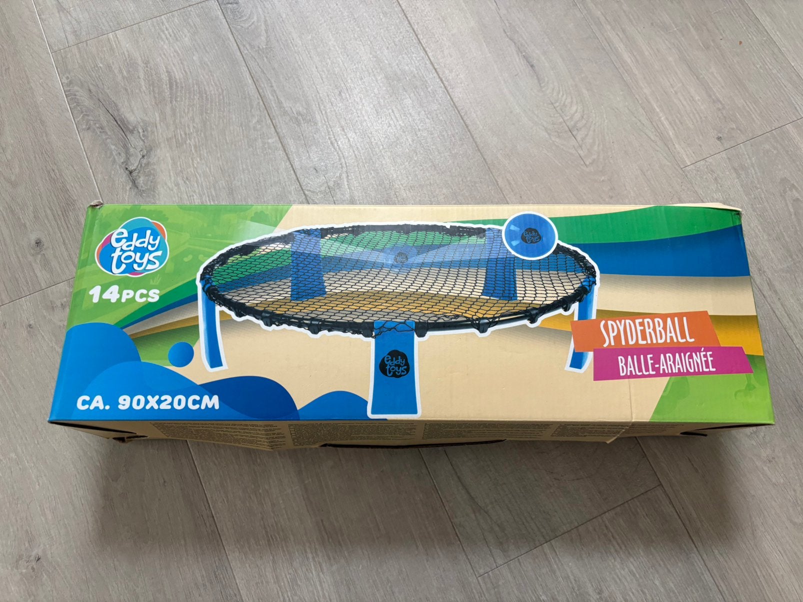 Spyderball Spikeball Set - Balspel voor Buiten., Ophalen of Verzenden, Zo goed als nieuw