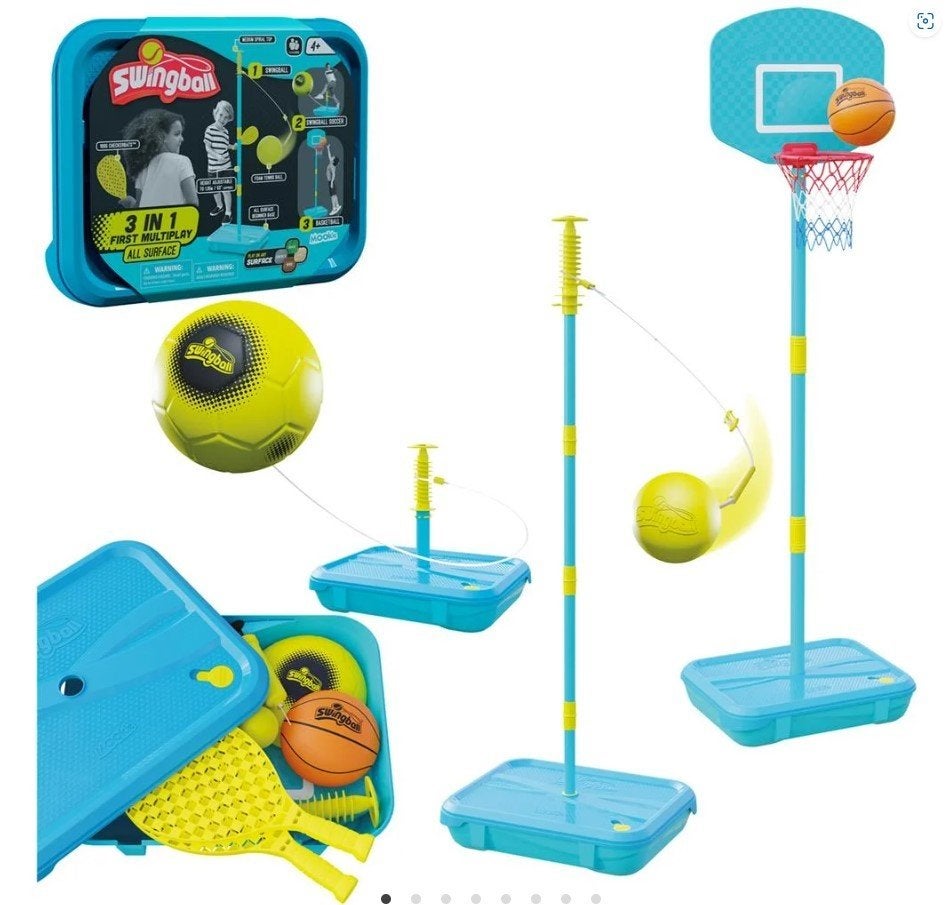Mookie Swingball 3 In 1, Ophalen of Verzenden, Nieuw