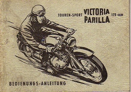 Victoria Parilla Touren-Sport Betriebsanleitung (5361z), Motoren, Verzenden, Overige merken