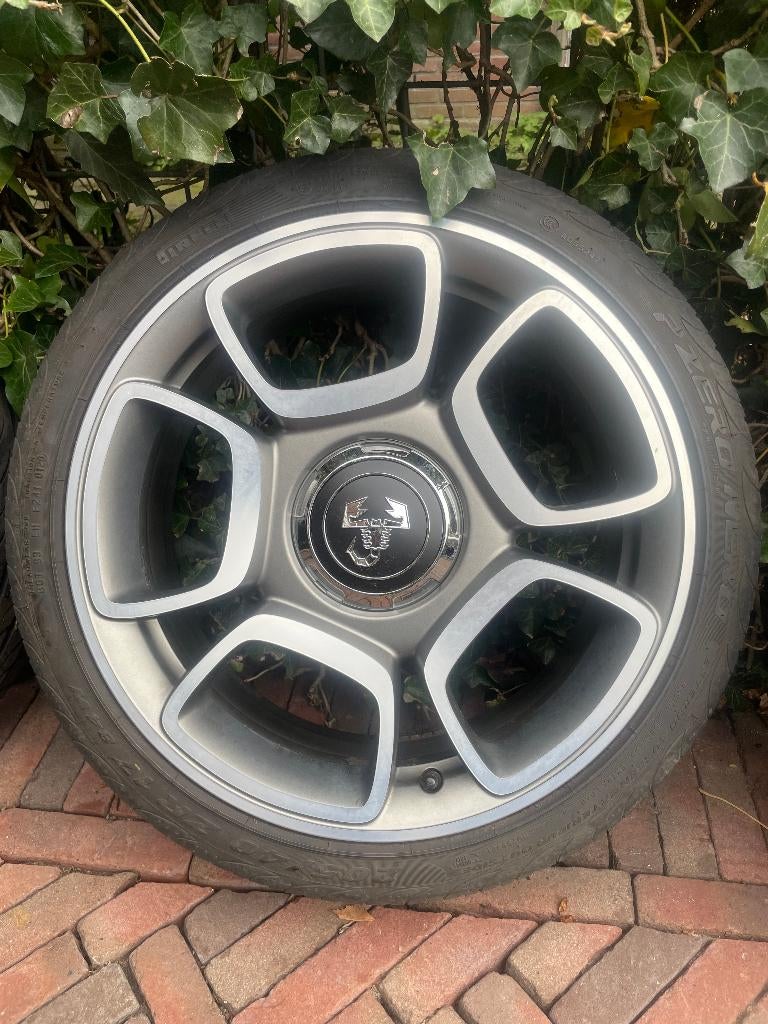 Fiat 500 Abarth Mugello II velgenset VERKOCHT, Ophalen, Zo goed als nieuw