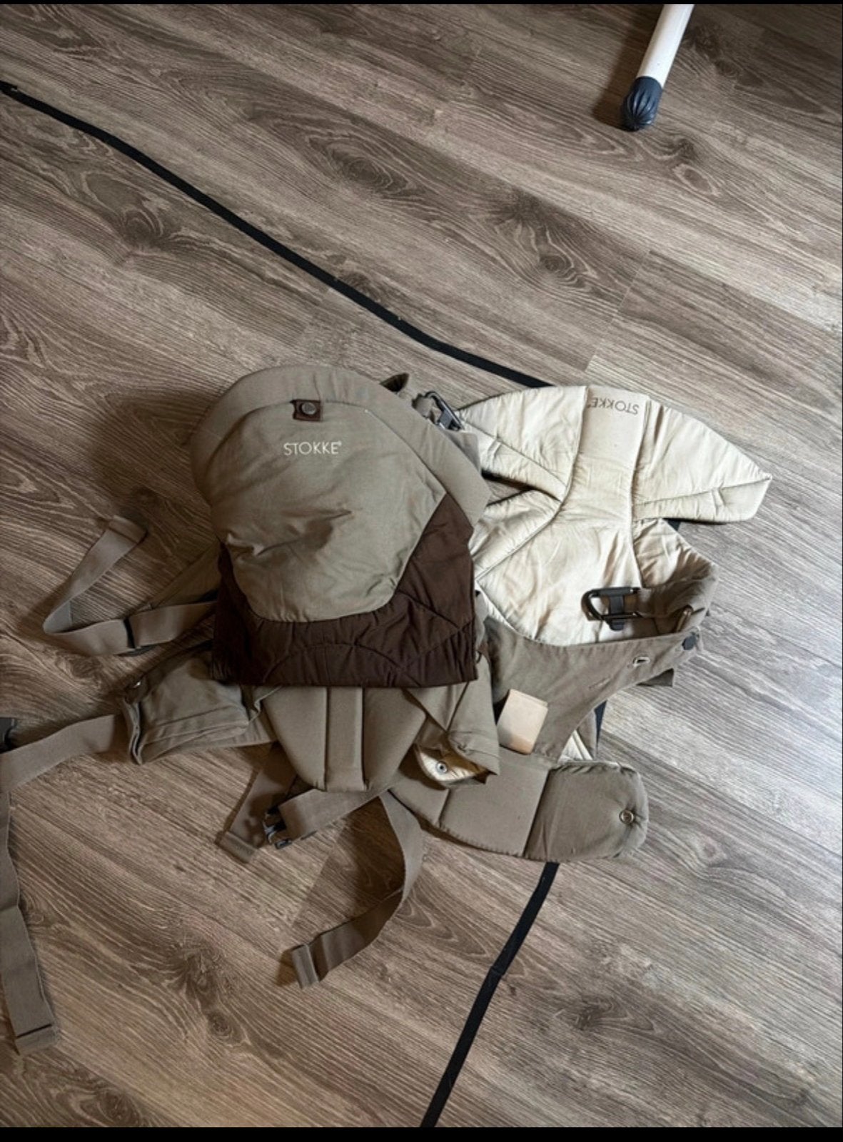 Stokke MyCarrier 3-in-1 Draagzak - Beige/Bruin, Kinderen en Baby's, Babydragers en Draagdoeken, Overige merken, Gebruikt, Ophalen of Verzenden
