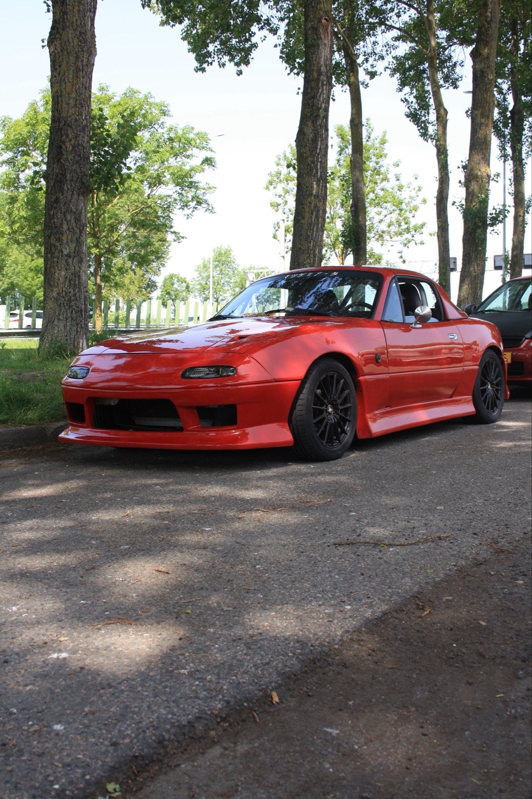 Mazda MX-5 1.6 Miata U9 1993 Rood, Auto's, Achterwielaandrijving, 4 cilinders, Cabriolet, Handgeschakeld