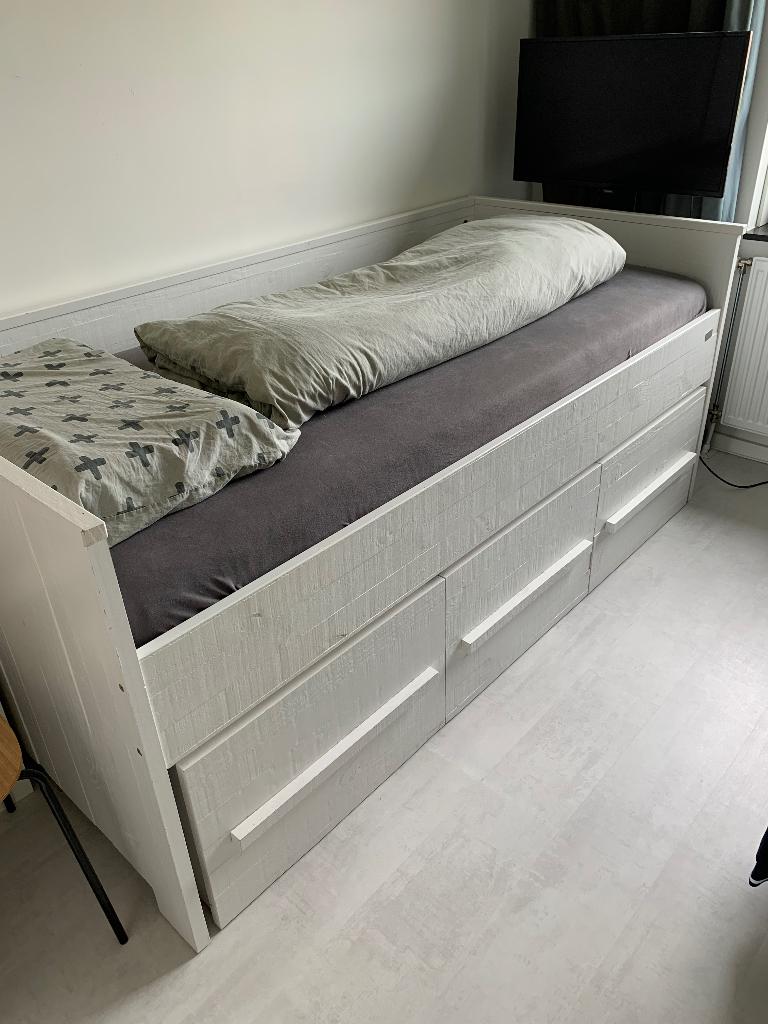 Matras 90x200, gratis, zeer goede staat, Ophalen, 90 cm, Eenpersoons, Zo goed als nieuw