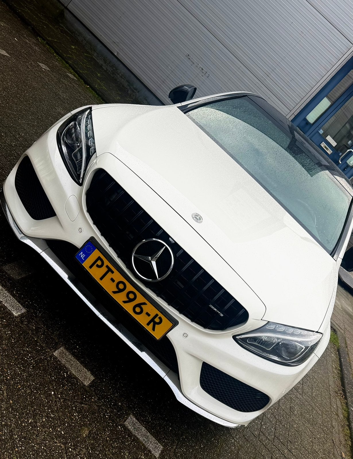 Mercedes-Benz C-Klasse C180 156pk 9G-TRONIC 2017 Wit, Auto's, Automaat, 1800 kg, Wit, Particulier