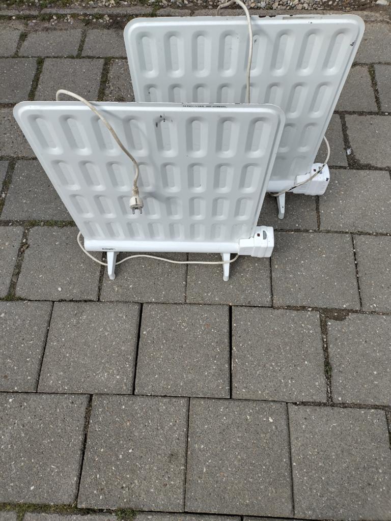 2x Dimplex oliegevulde radiatoren - 750W, Ophalen, 30 tot 80 cm, Radiator, Minder dan 60 cm