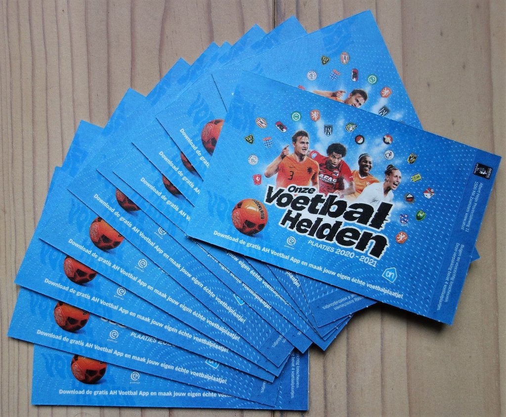 AH voetbalplaatjes 2020 -2021, zie de nummers id advertentie, Albert Heijn, Verzenden