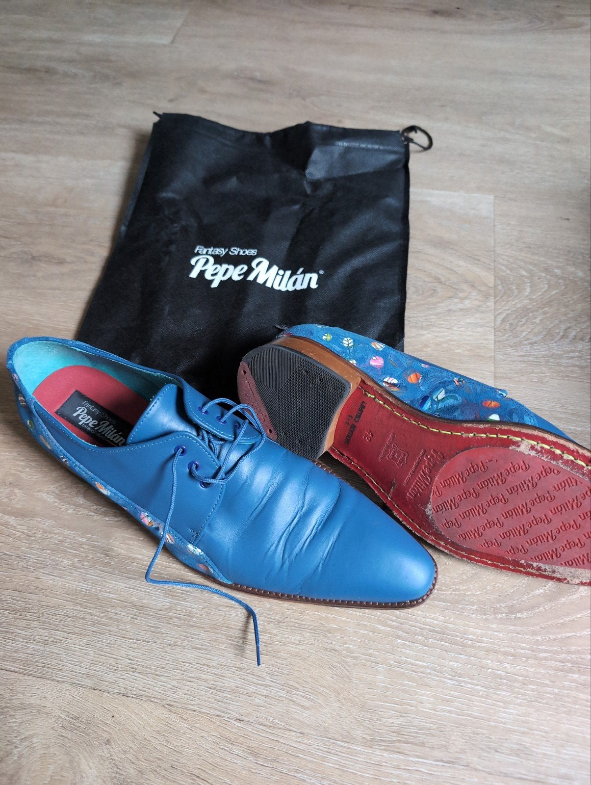 Pepe Milán nette schoenen, maat 42, Ophalen, Blauw, Pepe Milán, Gedragen