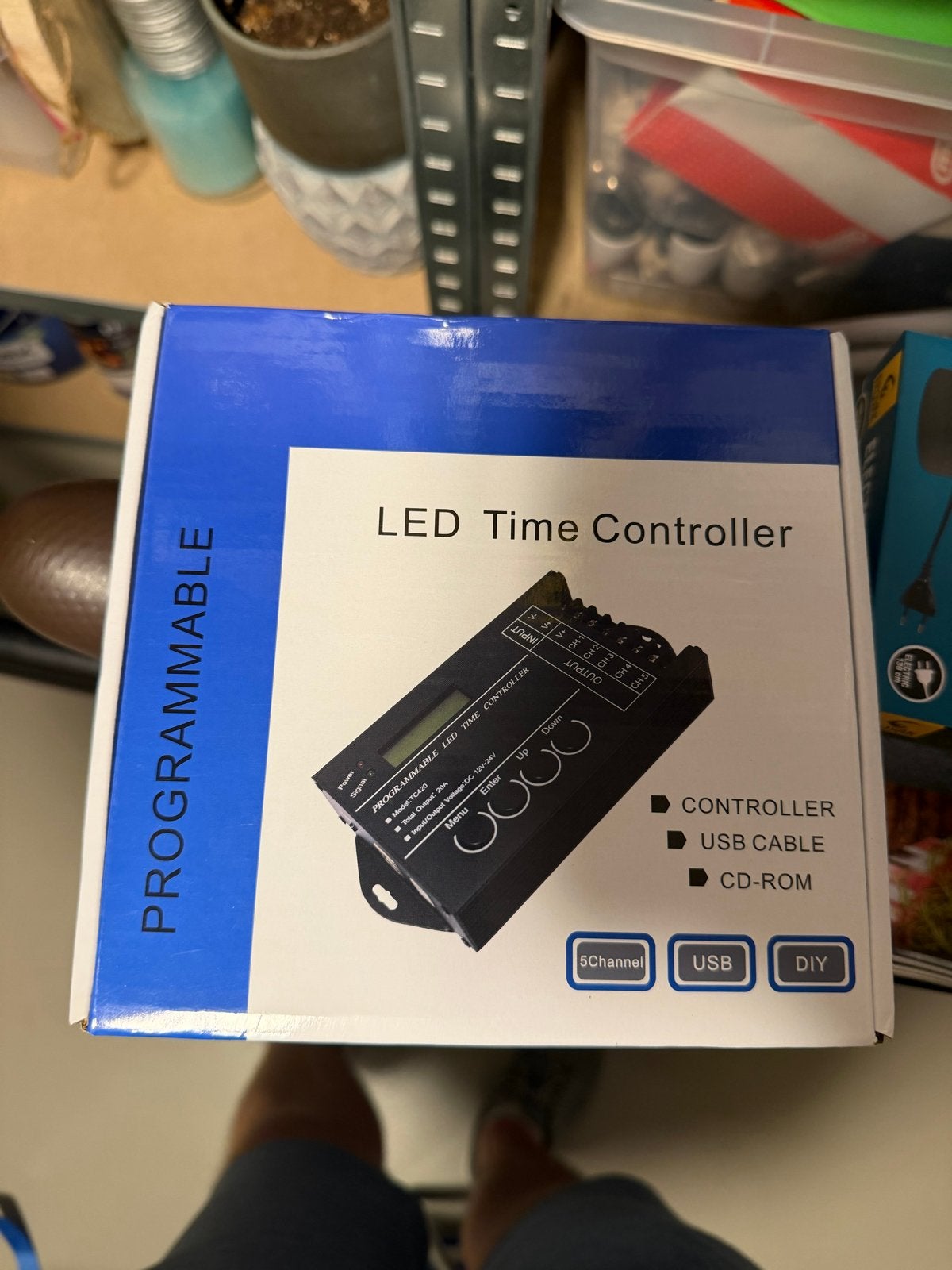 Nieuwe Programmeerbare LED Time Controller 5-kanaals USB, Ophalen, Nieuw