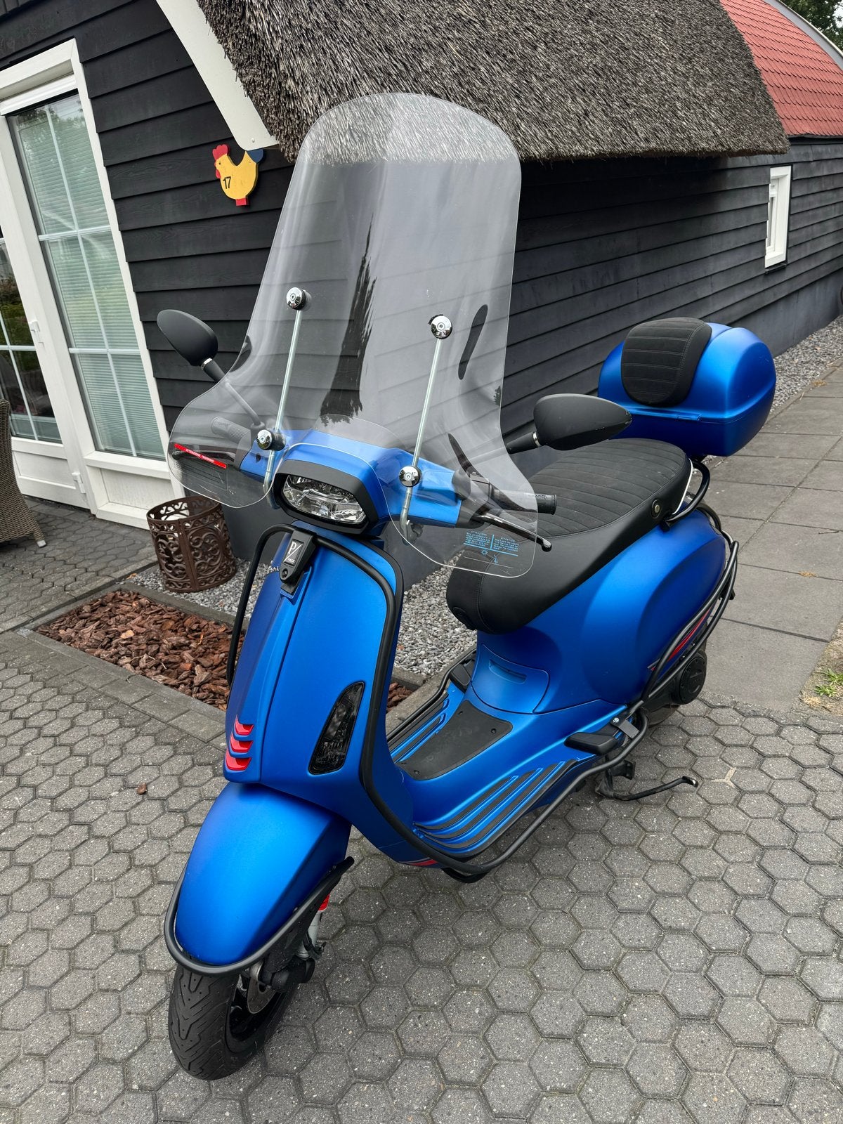 Vespa Sprint S 4T iGET 3V 2021, mat blauw 2220 km, Ophalen, Maximaal 45 km/u, Vespa S, 49 cc