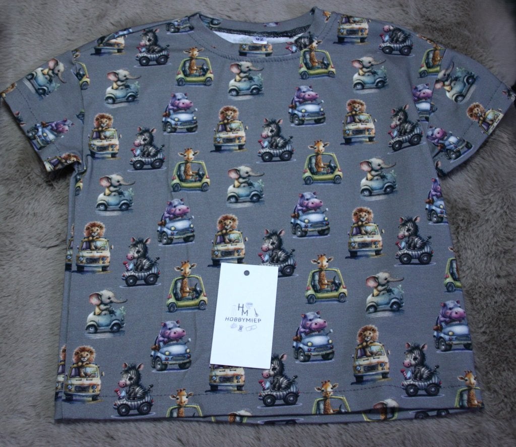 t-shirt safari grijs, Nieuw, Ophalen of Verzenden, Shirt of Longsleeve, Jongen